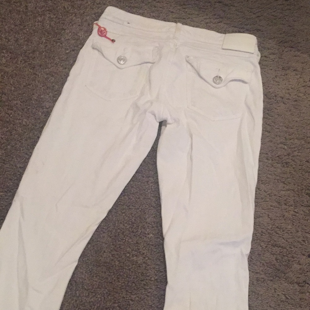 True religion white jeans size 27